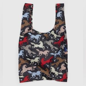 BAGGU Standard Reusable Bag- Horse Cutouts Nylon Packable Bag